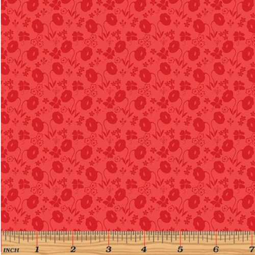Sew Excited Fun Floral Red