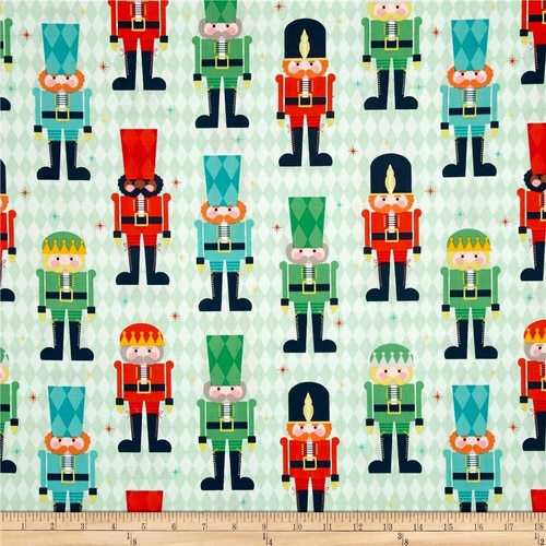 Nutcracker Christmas Toy Soldiers Green