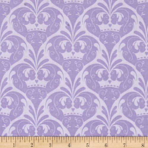Dream and a Wish Crown Damask Purple