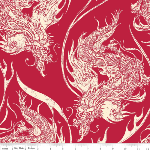 Year of the Ninja Dragon Red