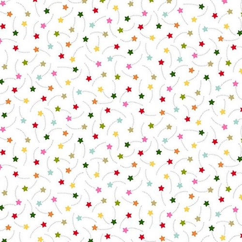 Festive Christmas 2019 Stars White
