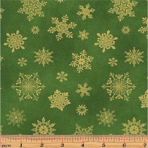 Cat-I-tude Christmas Snowflake Green