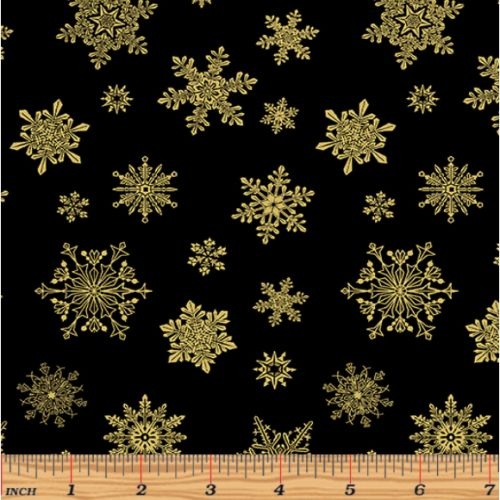 Cat-I-tude Christmas Snowflake Black