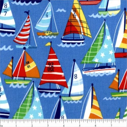 Sea Breeze Sailing Boats Blue