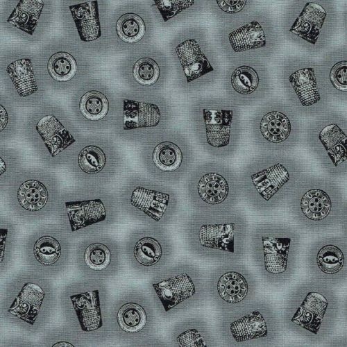 Sew Vintage Thimbles Grey