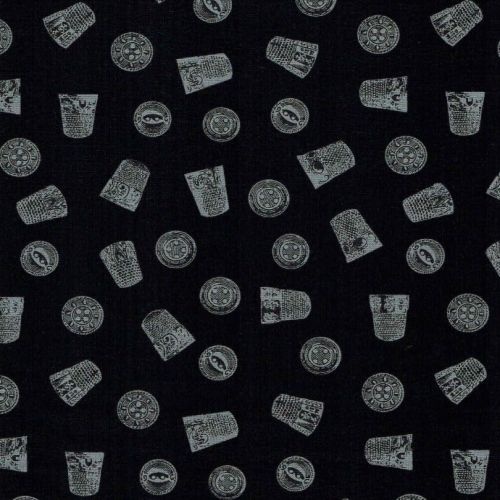 Sew Vintage Thimbles Black