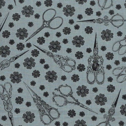 Sew Vintage Scissors Grey
