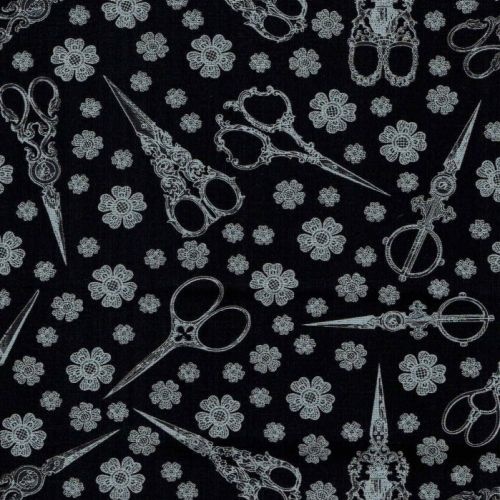 Sew Vintage Scissors Black