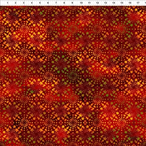 Dreamscapes II Dot Burst Orange