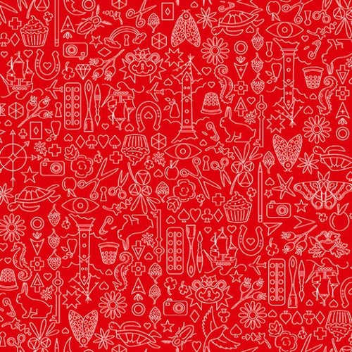 Sun Print 2019 Collection Hearts Red