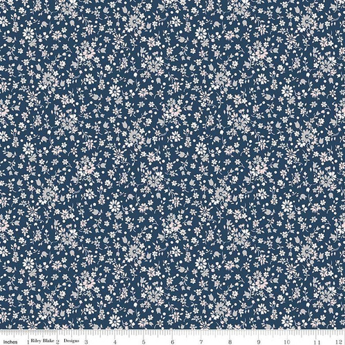 Majestic Flower Navy
