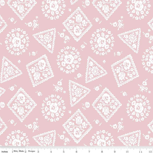Majestic Stamp Floral Pink
