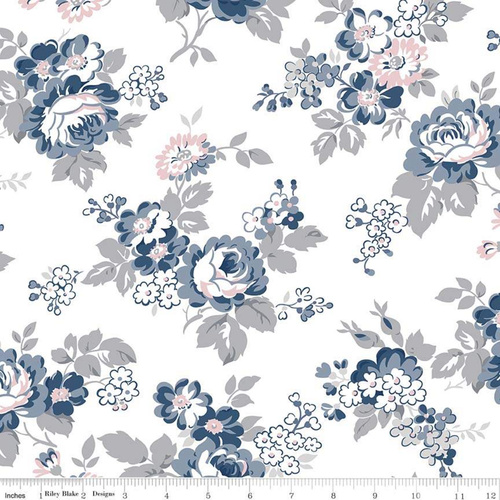 Majestic Main Floral White
