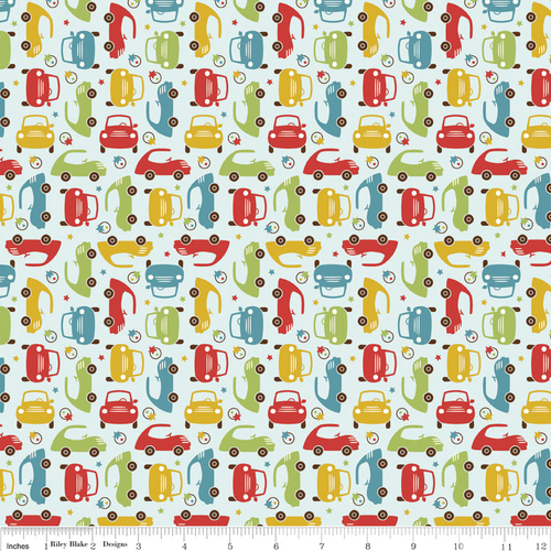 Remnant - Cruiser Cars Flannel 45cm