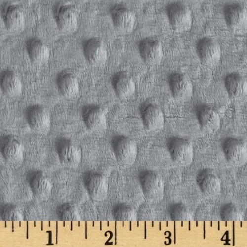 Remnant - Minky Dot Grey 42cm