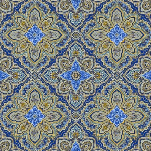 Blue Symphony Medallion Blue