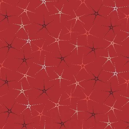 Snowmen Meadow Christmas Snowflakes Red