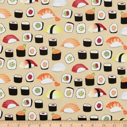 Sushi Rolls Beige