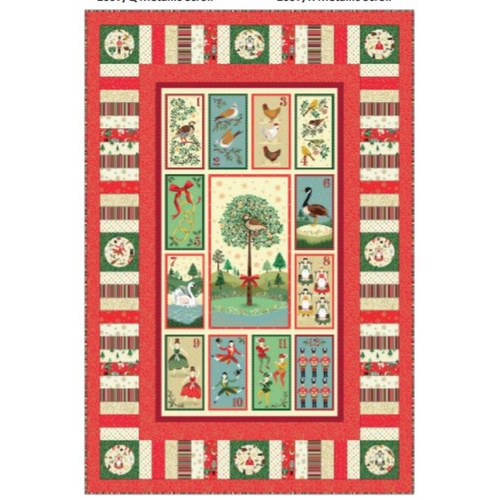 12 Days of Christmas Quilt Kit