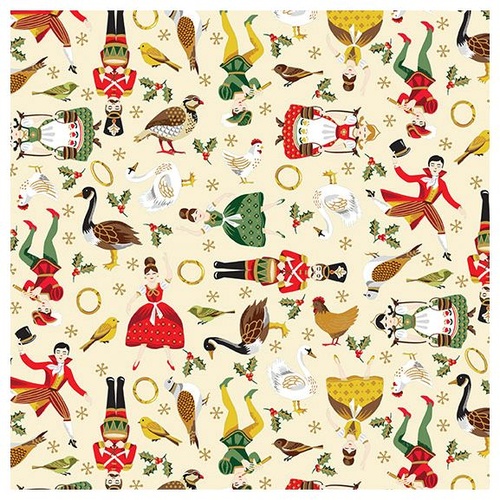 12 Days of Christmas Icons Cream