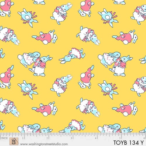 Toy Box Miniatures Bunny Rabbit Yellow