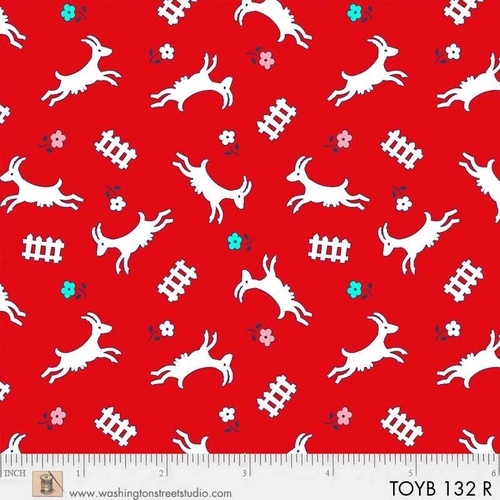 Toy Box Miniatures Goats Red