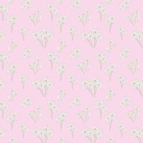 Sweet Bilby Flannel Flowers Pink