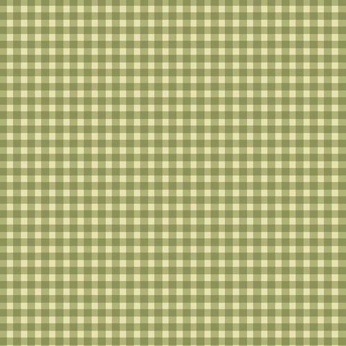 Welcome Home Flannel Gingham Check Green