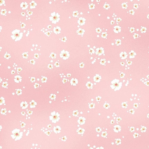 Welcome Home Flannel Daisy Pink