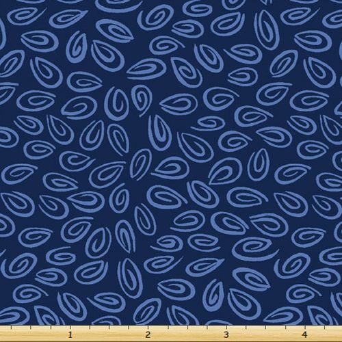 Paul and Sheldon Swirls Blue