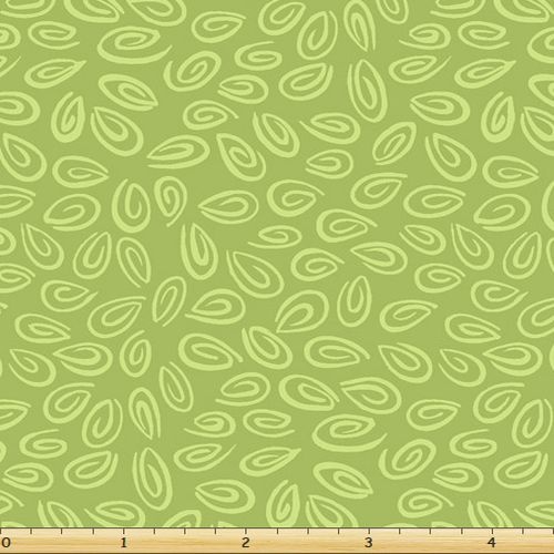 Lewe's Balloons II Swirls Green