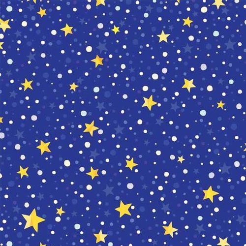 Winter Lights Stars Blue