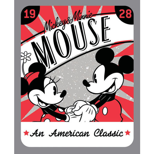 Licensed Disney Mickey and Minnie Quilt Panel