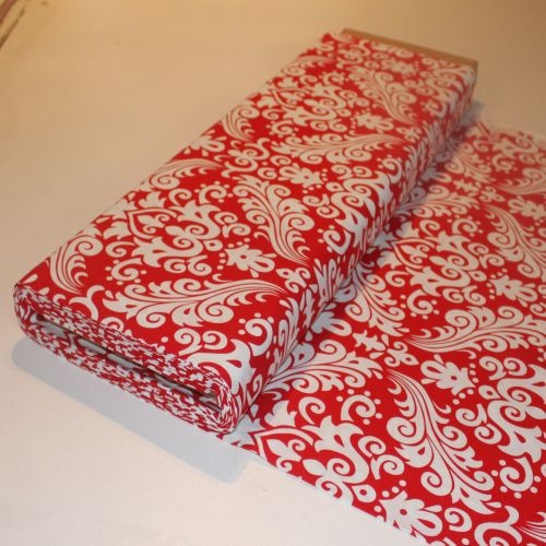 Riley Blake Red Damask 9.2m Bolt