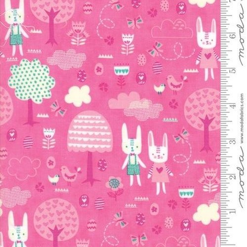 Spring Bunny Garden Pink