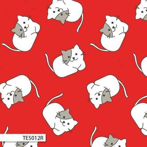 Cats Scattered Red