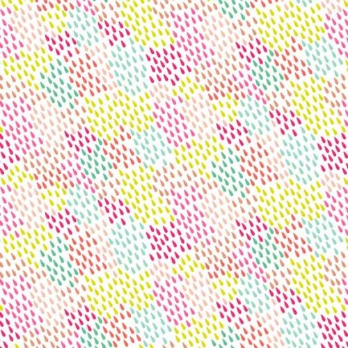 Fantasy Multi Raindrops White