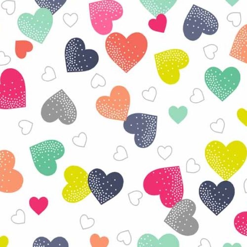 Fantasy Hearts White