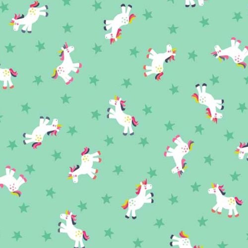 Fantasy Scenic Unicorns Mint