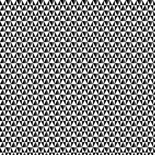 Triangles Black White