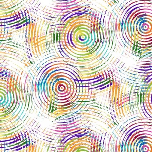 Swirl Multi White