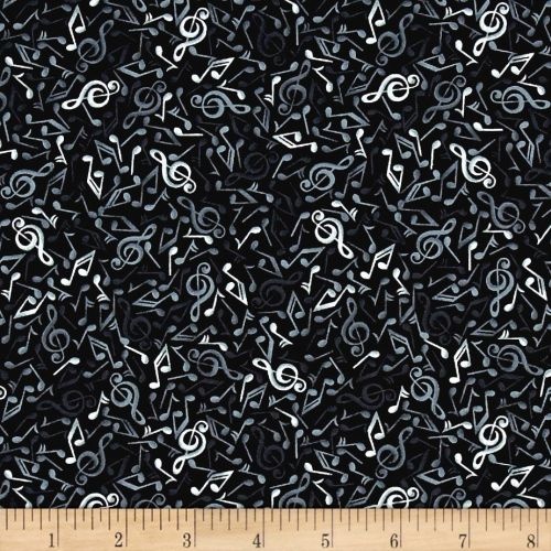 Music Notes Black