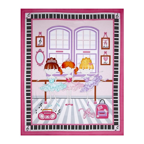Ballerina Quilt Panel
