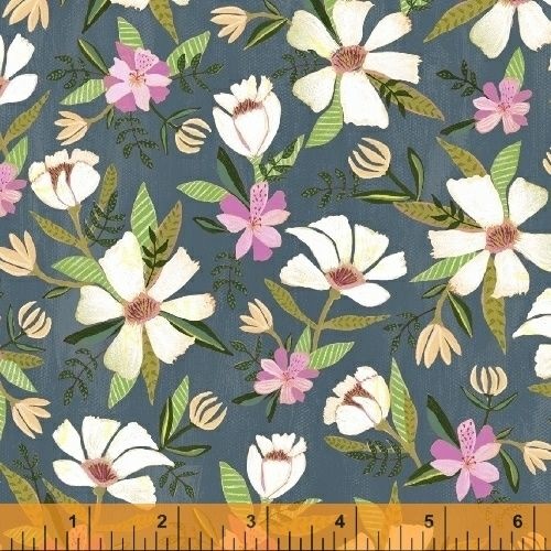 Blush and Blooms Floral Toss Blue