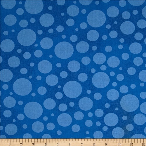Bubble Spot Backing Blue