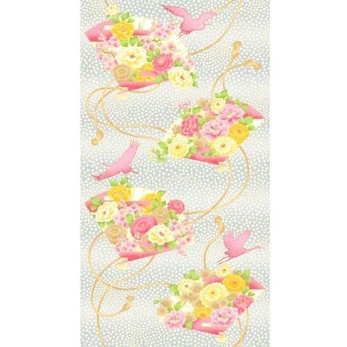 Mandalay Floral Panel Pink