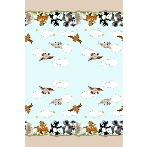 Woodland Friends Animal Double Border 30" 