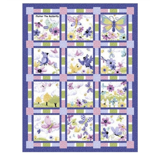 Flutter the Butterfly Quilt Kit