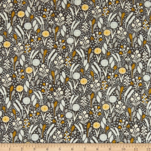 Grove Woodlands Meadow Floral Grey
