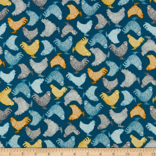 Grove Chickens Roosters Blue